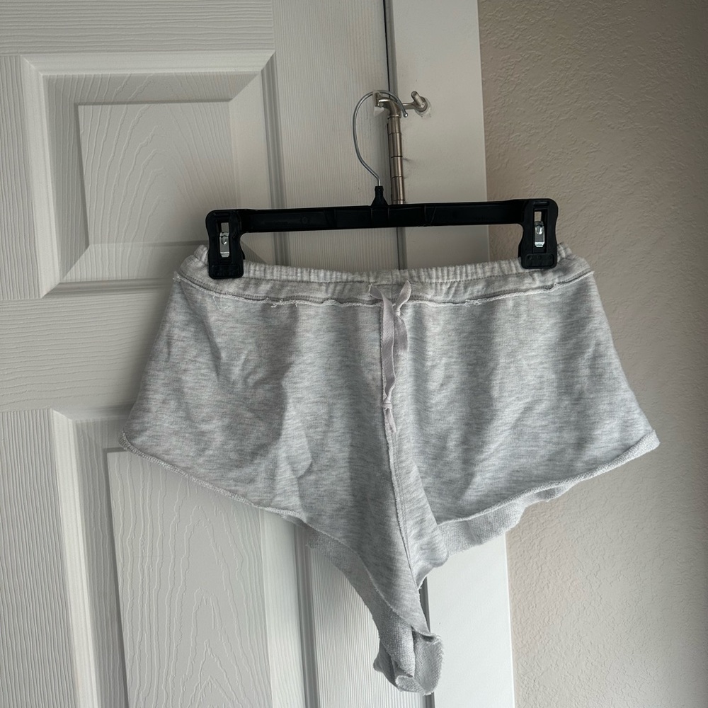 Free People Light Gray Intimate Shorts